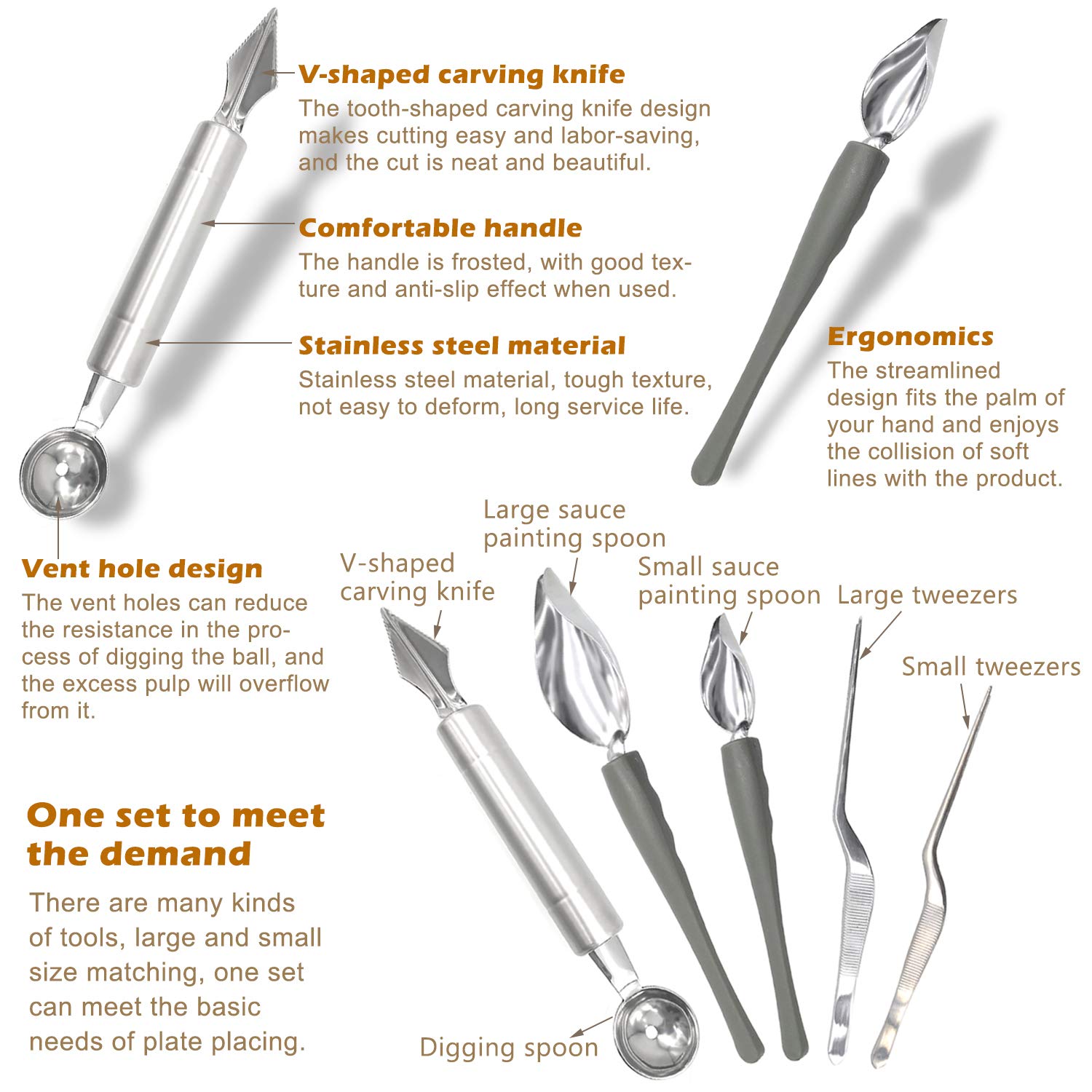 JJYHEHOT large cooking tweezers for precise placement of seafood and garnishes