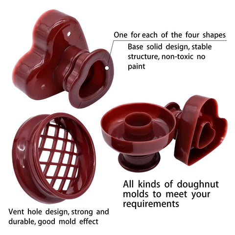 JJYHEHOT pineapple donut mold for tropical style donuts