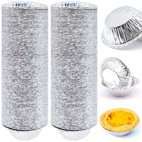 JJYHEHOT egg tart foil cups for easy removal and consistent baking