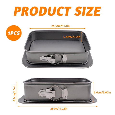 JJYHEHOT leak-proof base prevents spills during baking