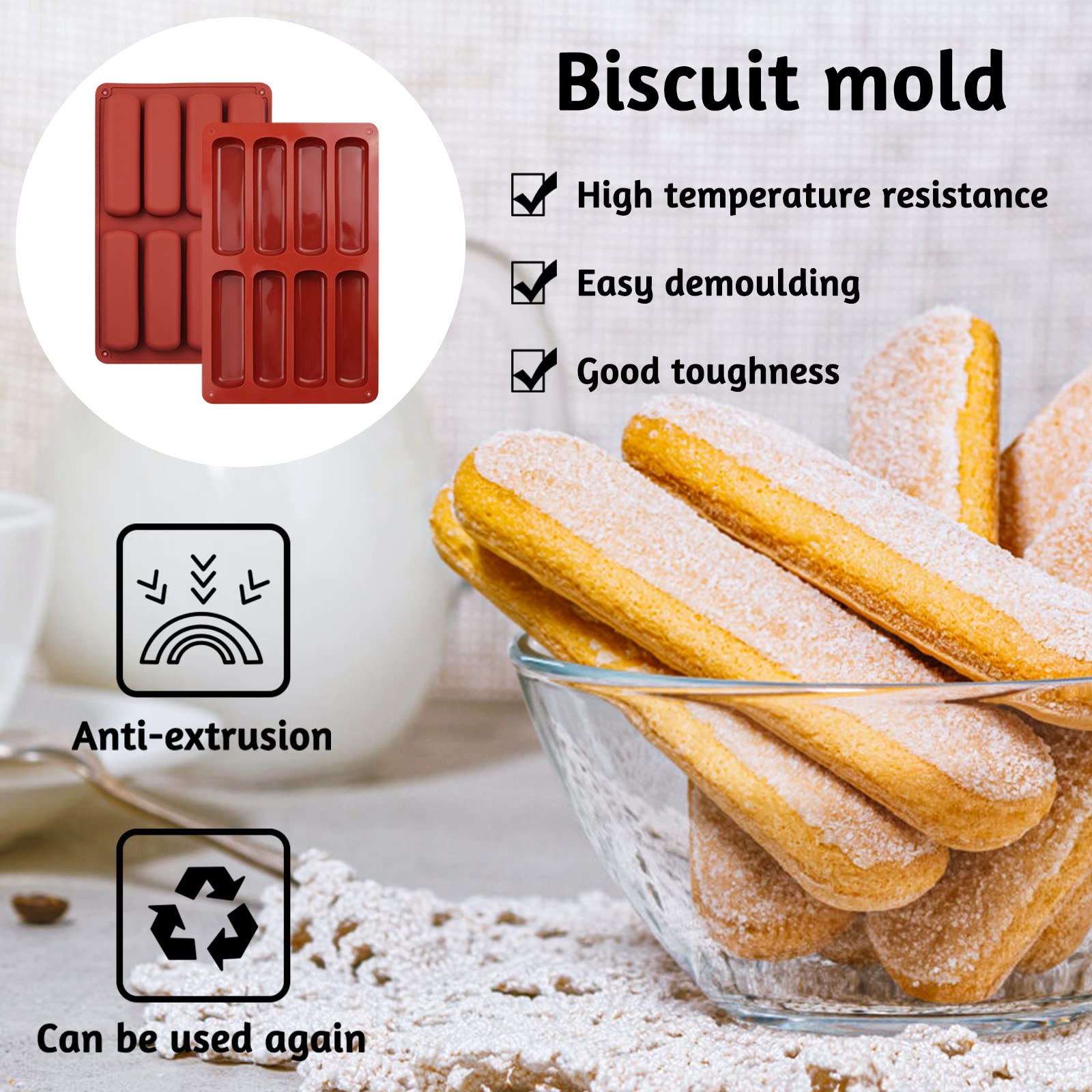 JJYHEHOT 8-cavity mould opening shows smooth non-stick surface.