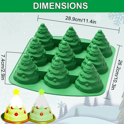 JJzxwish chocolate tree mold ensures clean demolding for glossy treats.