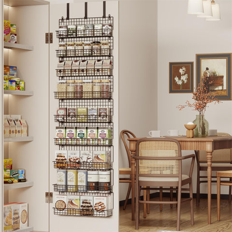 JKsmart 9-Tier spice rack large capacity stores up to 130 4oz jars