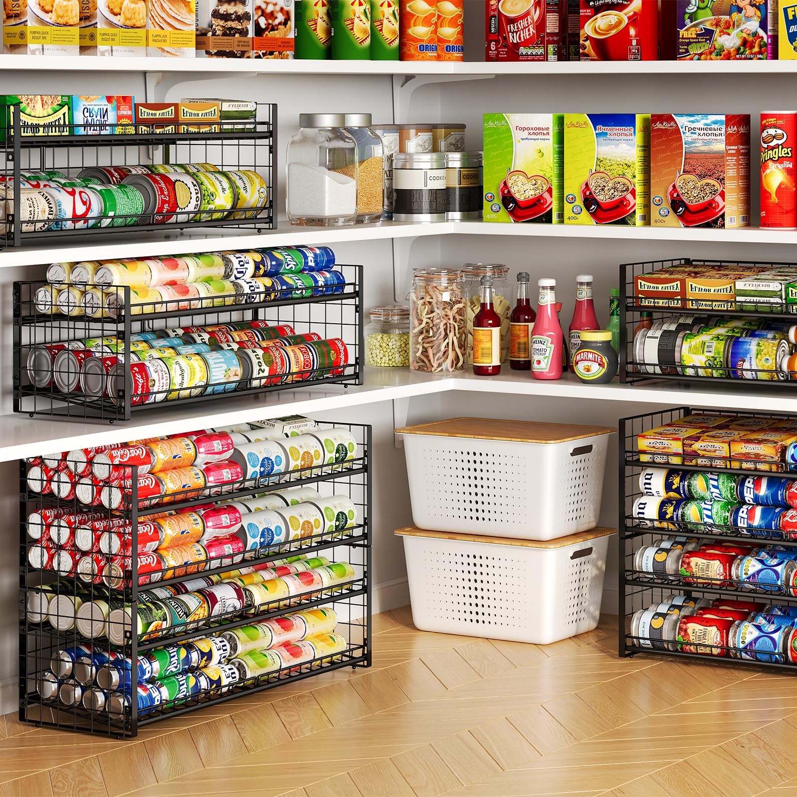 JKsmart accessible can rack promotes quick everyday use.