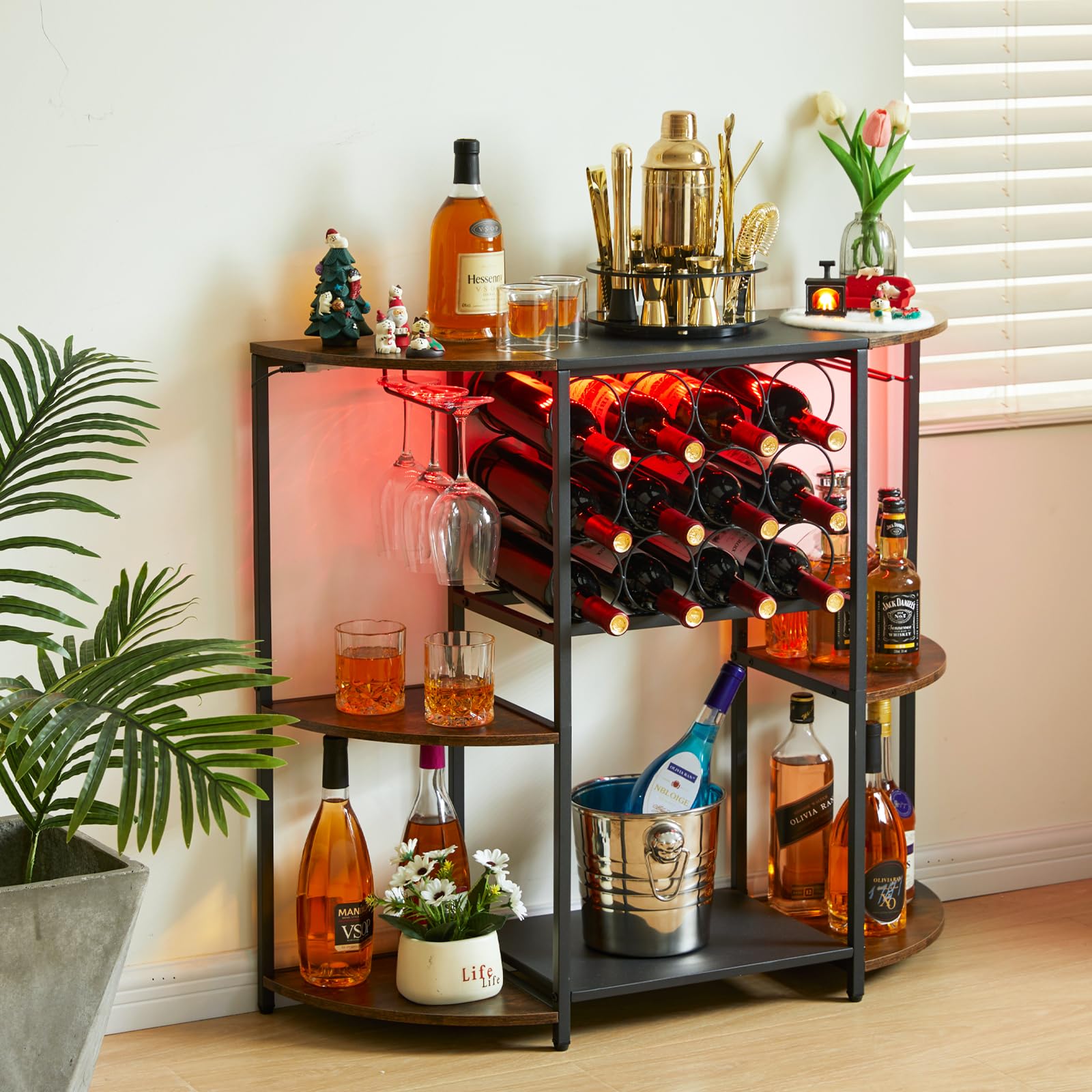 JKsmart LED ambiance supports cozy evenings and lively gatherings.