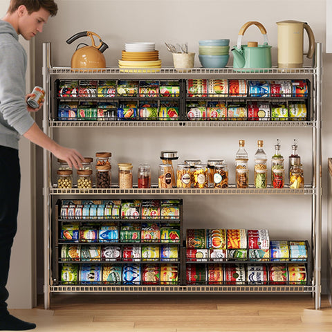 JKsmart extra-large capacity stores more cans in limited space