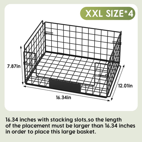 JKsmart fruit and vegetable storage bins keep produce visible and ventilated