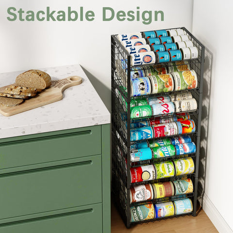 JKsmart heavy-gauge steel construction for durable pantry organization.
