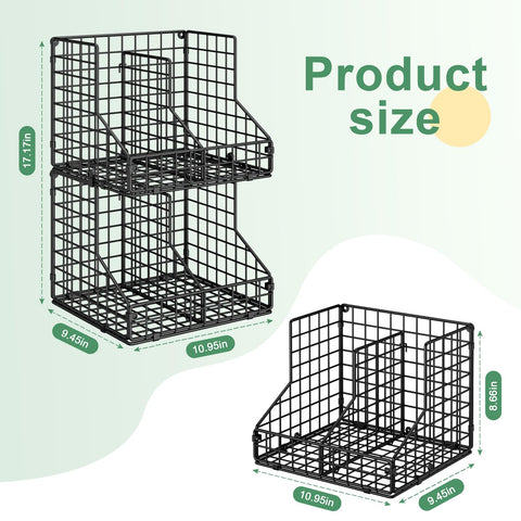 JKsmart versatile design suits kitchen, pantry, and office storage.