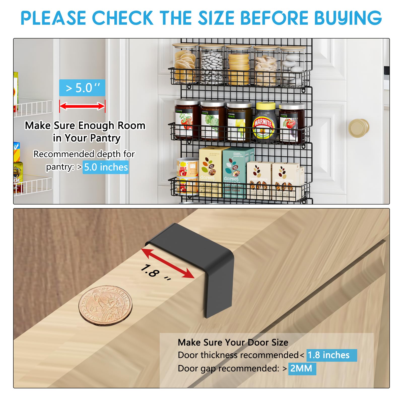 JKsmart pantry spice organizer for easy kitchen decluttering