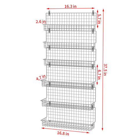 JKsmart includes hardware for easy wall and over-door installation.