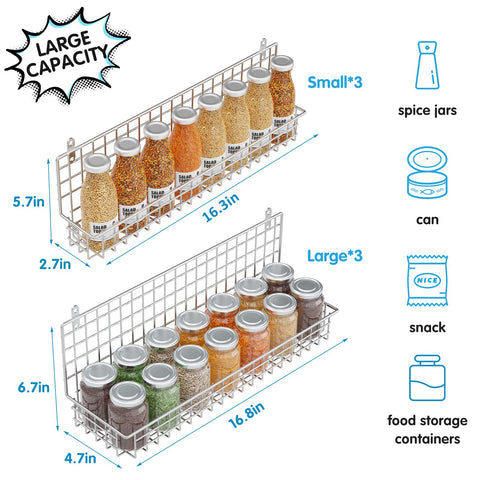 JKsmart silver-finish rack highlighting rust-resistant durability in kitchen.