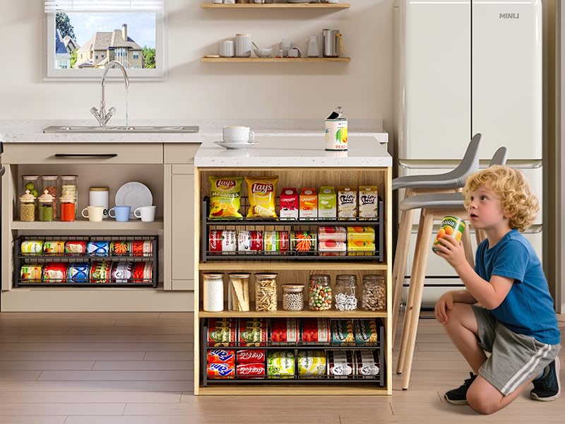 JKsmart wide cabinet compatibility designed to fit many pantry shelves and cupboards