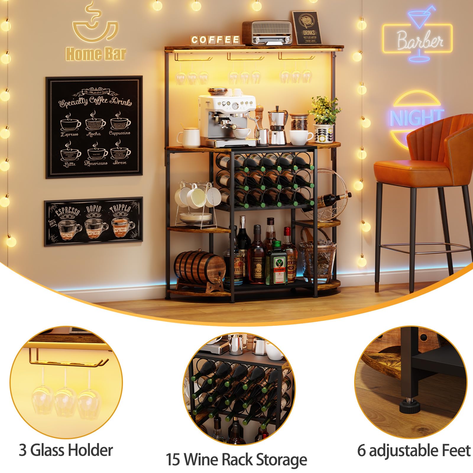 JKsmart red wine bottle storage with 15 compartments preserves bottle orientation and quality
