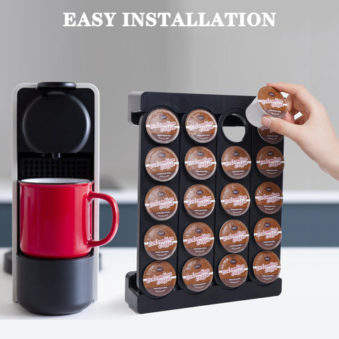 JMBTLUS drawer organizer for K-Cups keeps pods sorted and ready.