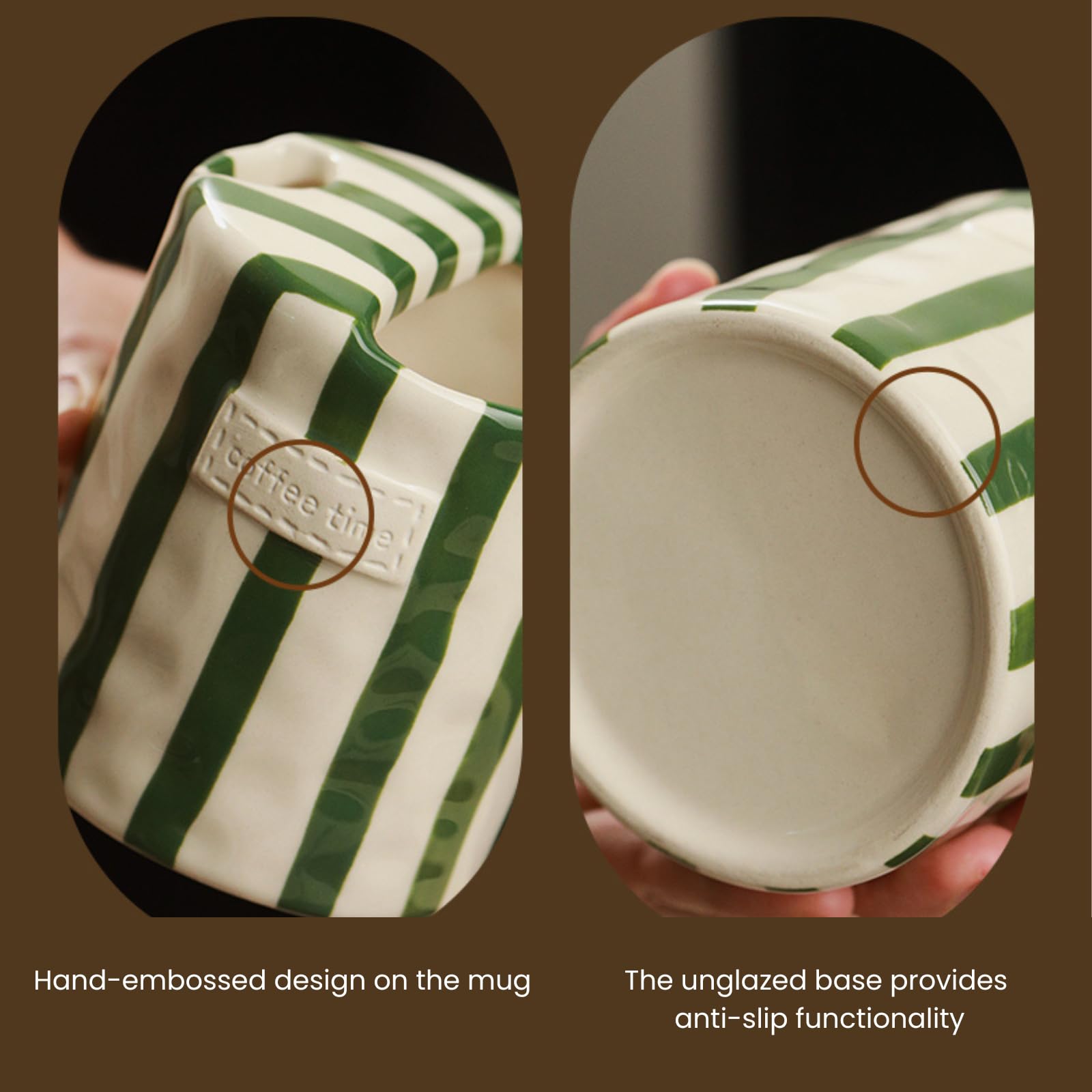 JMCRATE mug embodies premium ceramic quality with durable, heat-retaining design