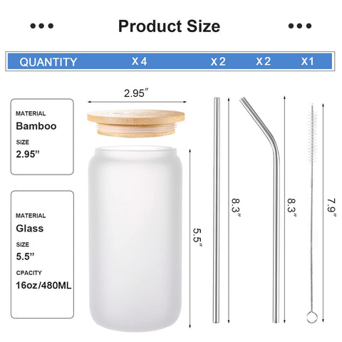 JMScape straw brush for easy cleaning of the glass set.