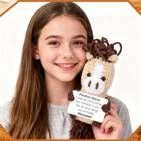 JMTMBR horse canvas bag featuring sturdy stitching for daily use.