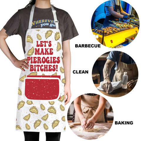 JNIAP Pierogi apron gift packaging ready for gifting
