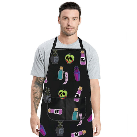 JNIAP Villain Poison Apron back strap provides versatile sizing for all