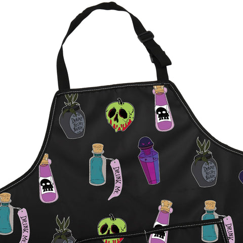 JNIAP Villain Poison Apron multifunctional design suits grilling, baking, and cleanup