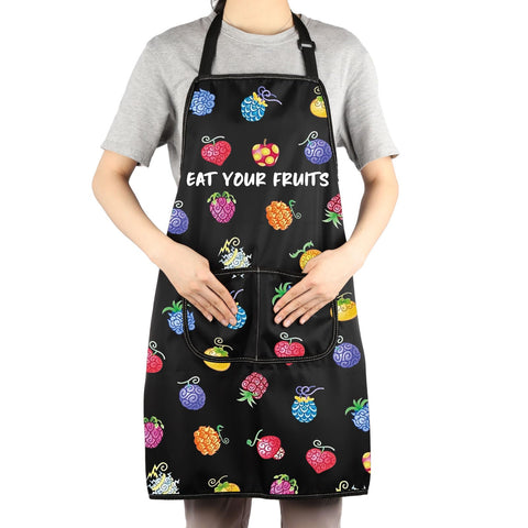 JNIAP waterproof, oil-resistant fabric apron keeps clothes clean.