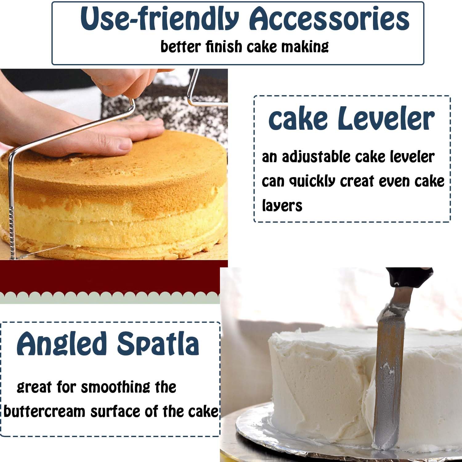 Jninexiu aluminum cake turntable ideal for birthdays and weddings