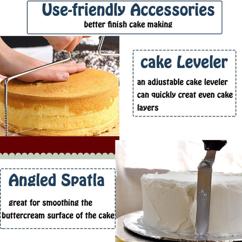 Jninexiu aluminum cake turntable ideal for birthdays and weddings