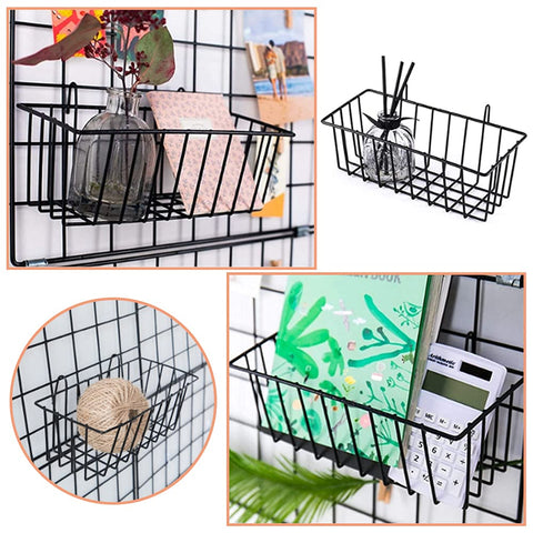 Jnnzzggu grid panel organizers withstand daily use with a sturdy metal build.