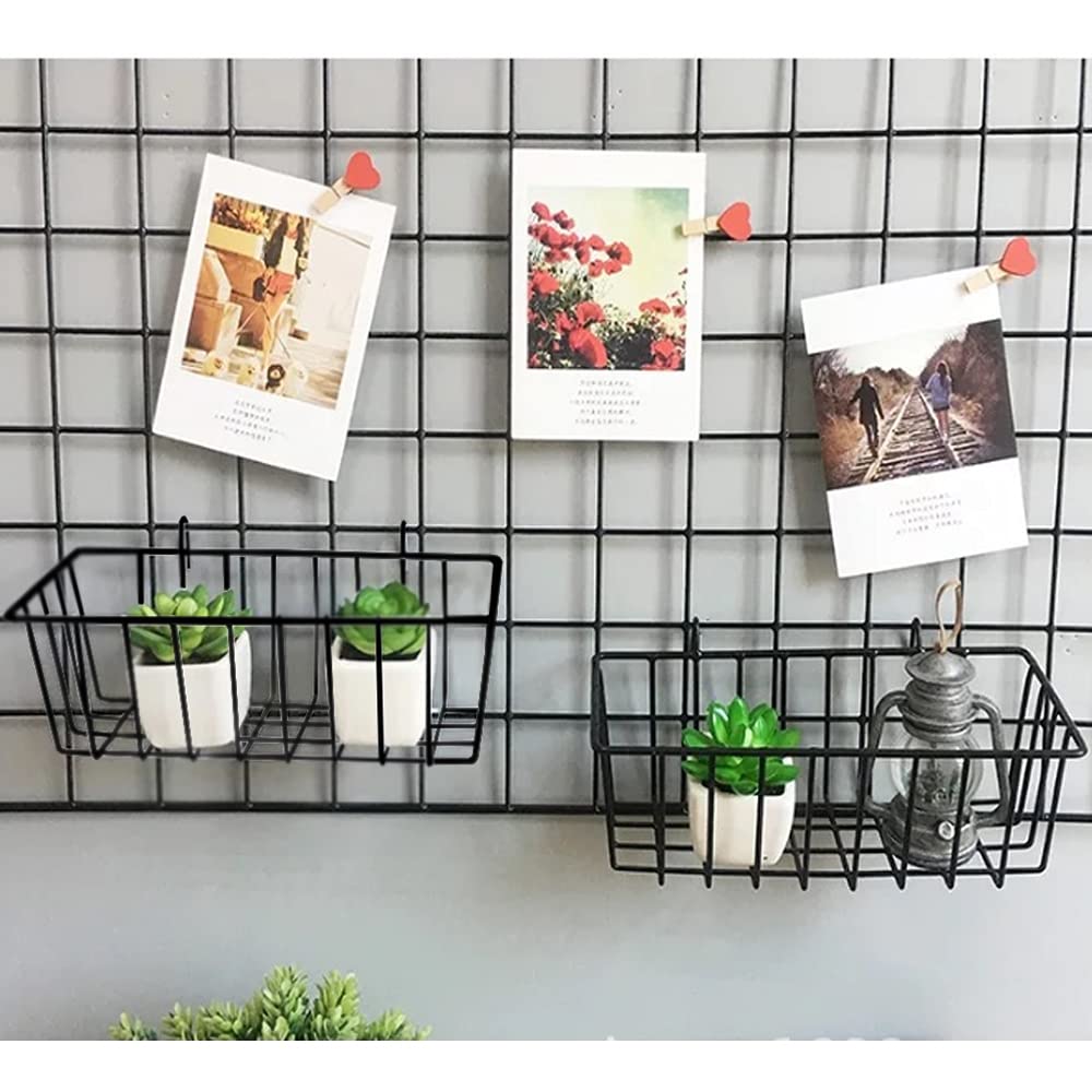 Jnnzzggu metal baskets with rounded borders add durable, stylish storage.