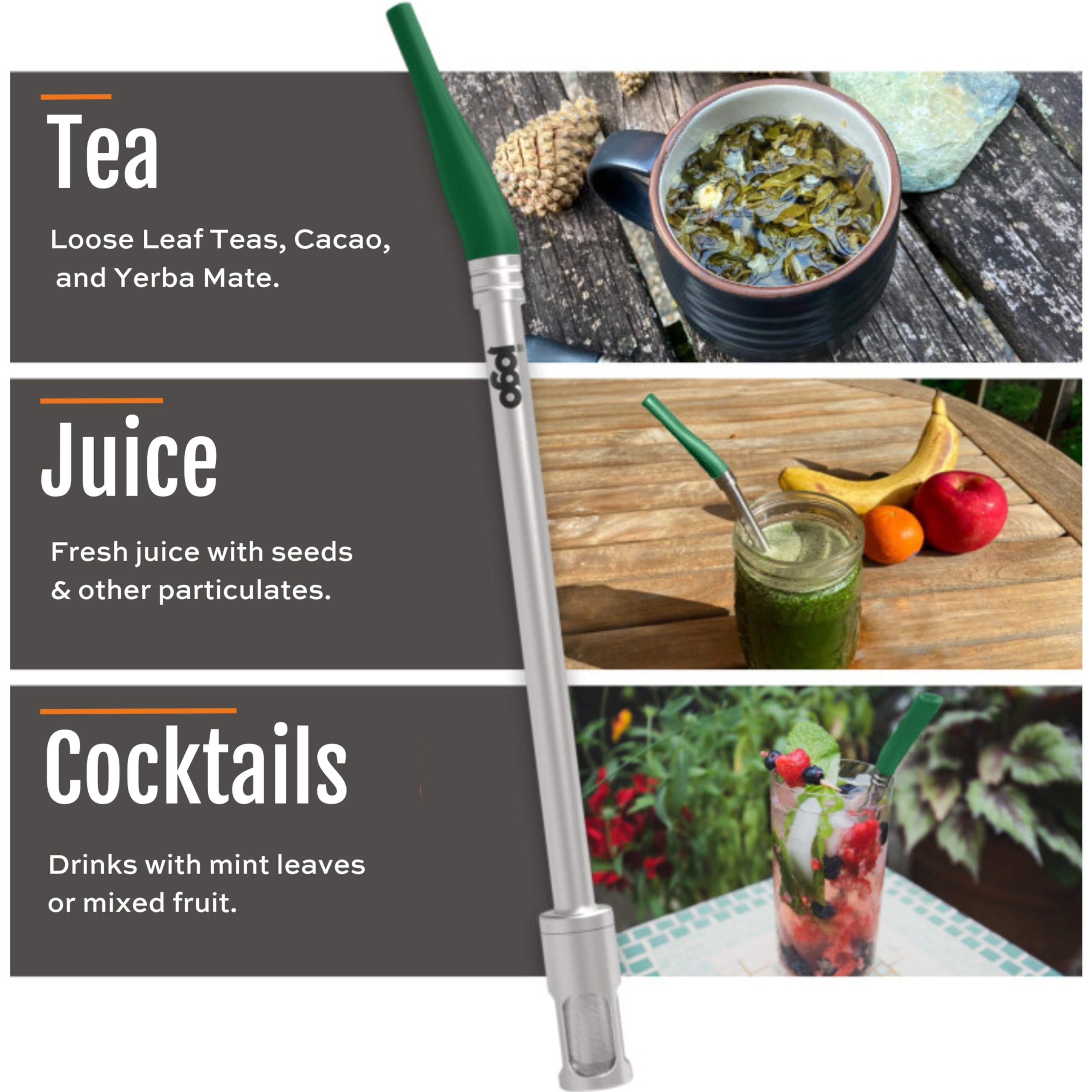 JoGo portable straw tucked in pocket for travel coffee moments.