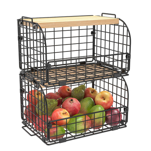 Joben Oligey fruit vegetable storage bin, front opening for quick grabs.