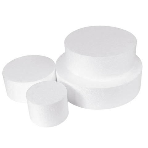 JOBVERT 4-tier foam cake dummy in 10in ideal for long-format presentations
