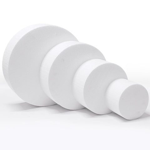 JOBVERT 4-tier foam cake dummy in 8in for versatile display and staging