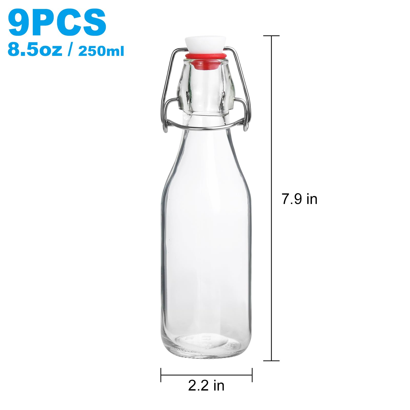 JOBVERT Airtight Flip Top Closure keeps beverages fresh and leak-free