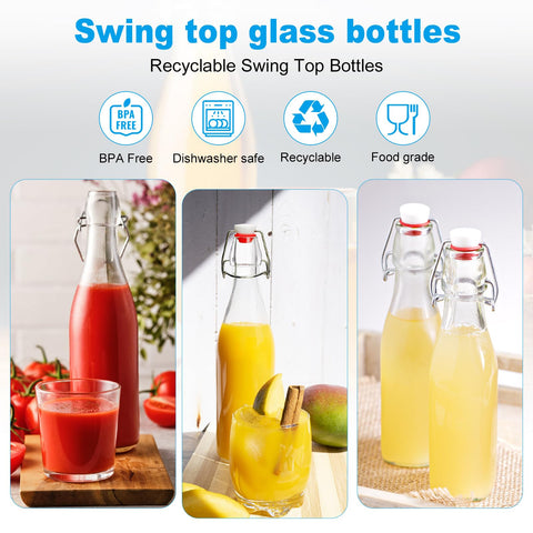 Versatile container for kombucha, mead, vinegar, or soda beverages.