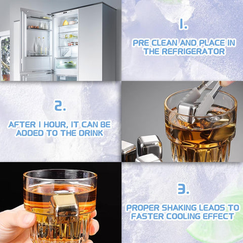 JOBVERT stainless steel balls provide cool, even temperature without dilution.