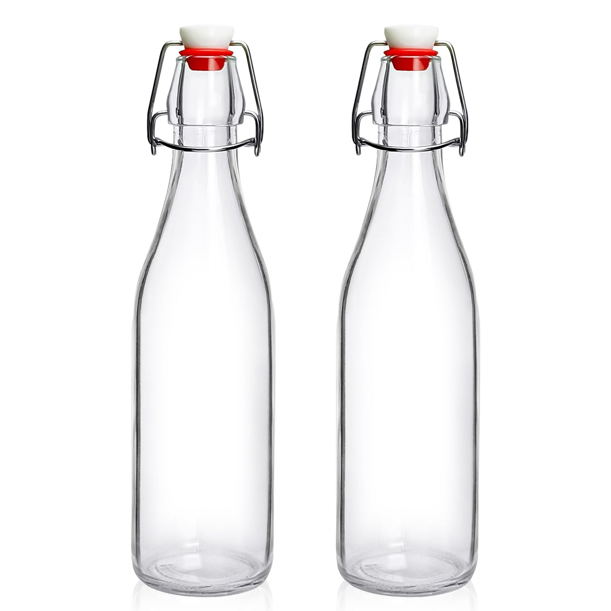 JobVERT swing-top bottle 16oz with airtight seal, ideal for fresh fermentation and storage.