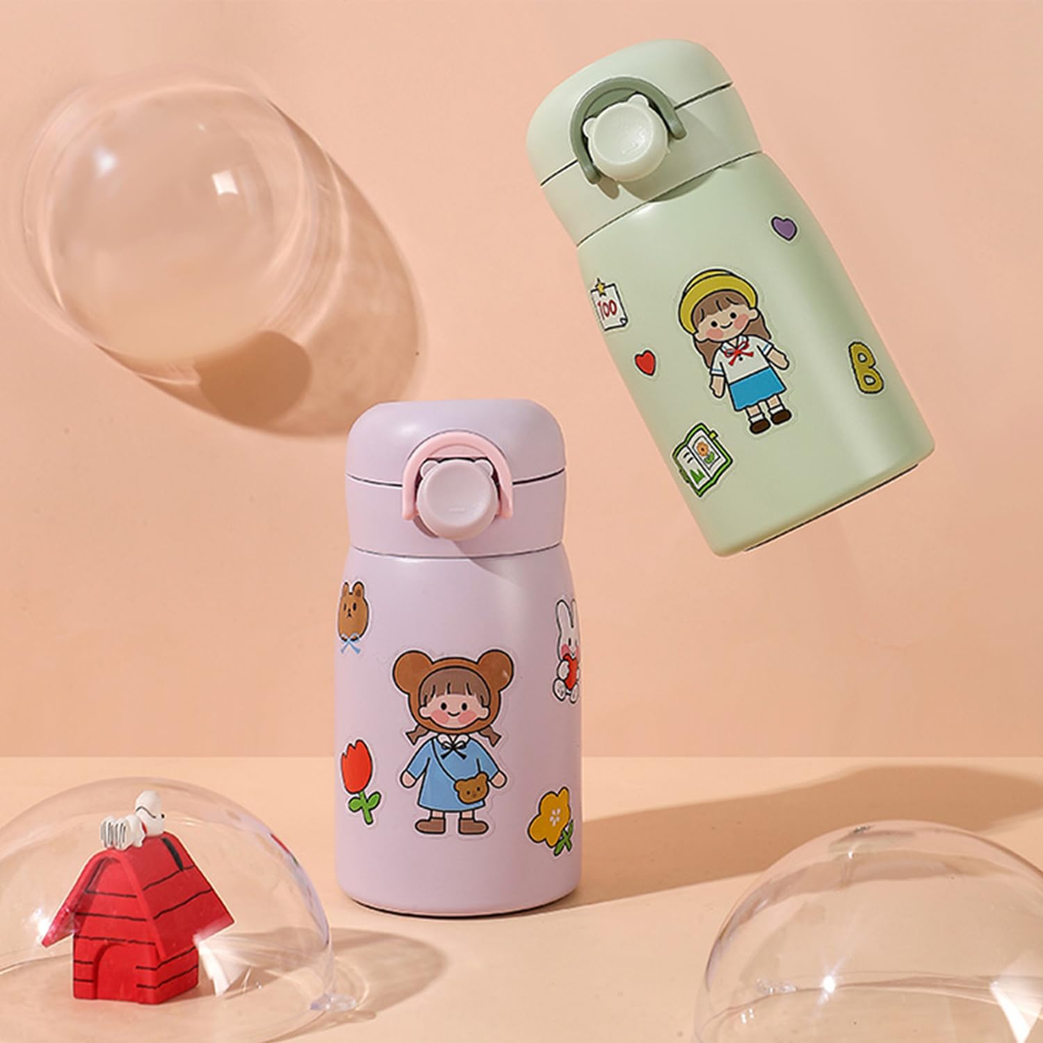 Jocoiot stainless steel insulated bottle keeps beverages at the right temperature.