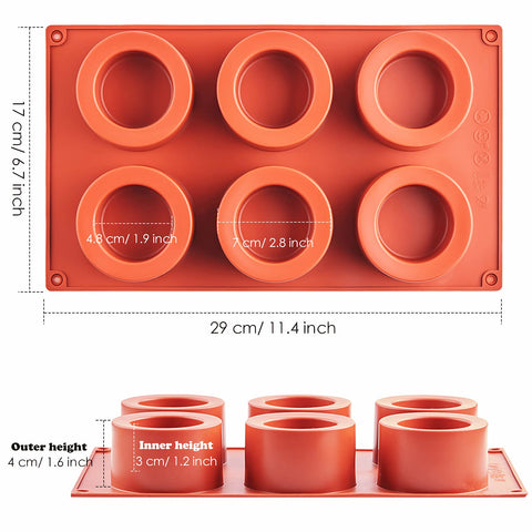 JOERSH cookie shot glass mold creates edible cups for desserts and drinks.