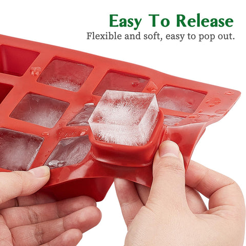 JOERSH cube cake silicone mold is dishwasher safe and easy to clean