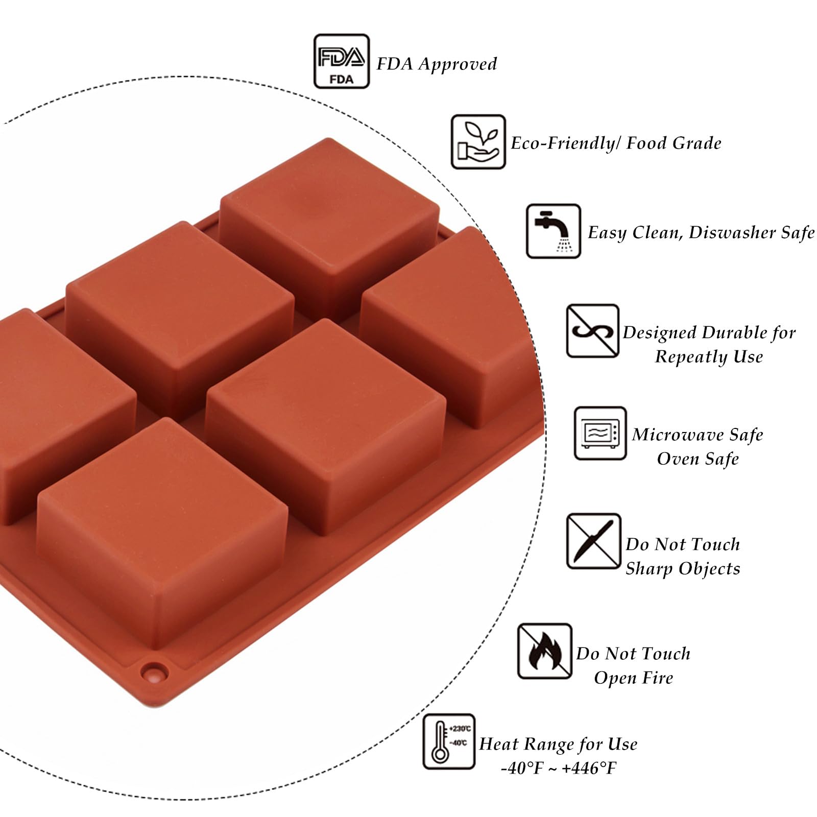 JOERSH mold releases treats cleanly without breaking during removal.
