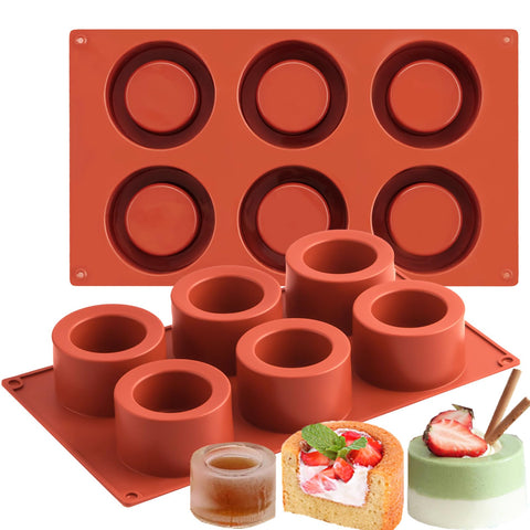 JOERSH round silicone mold with 12 cavities for chocolate and candy creations.