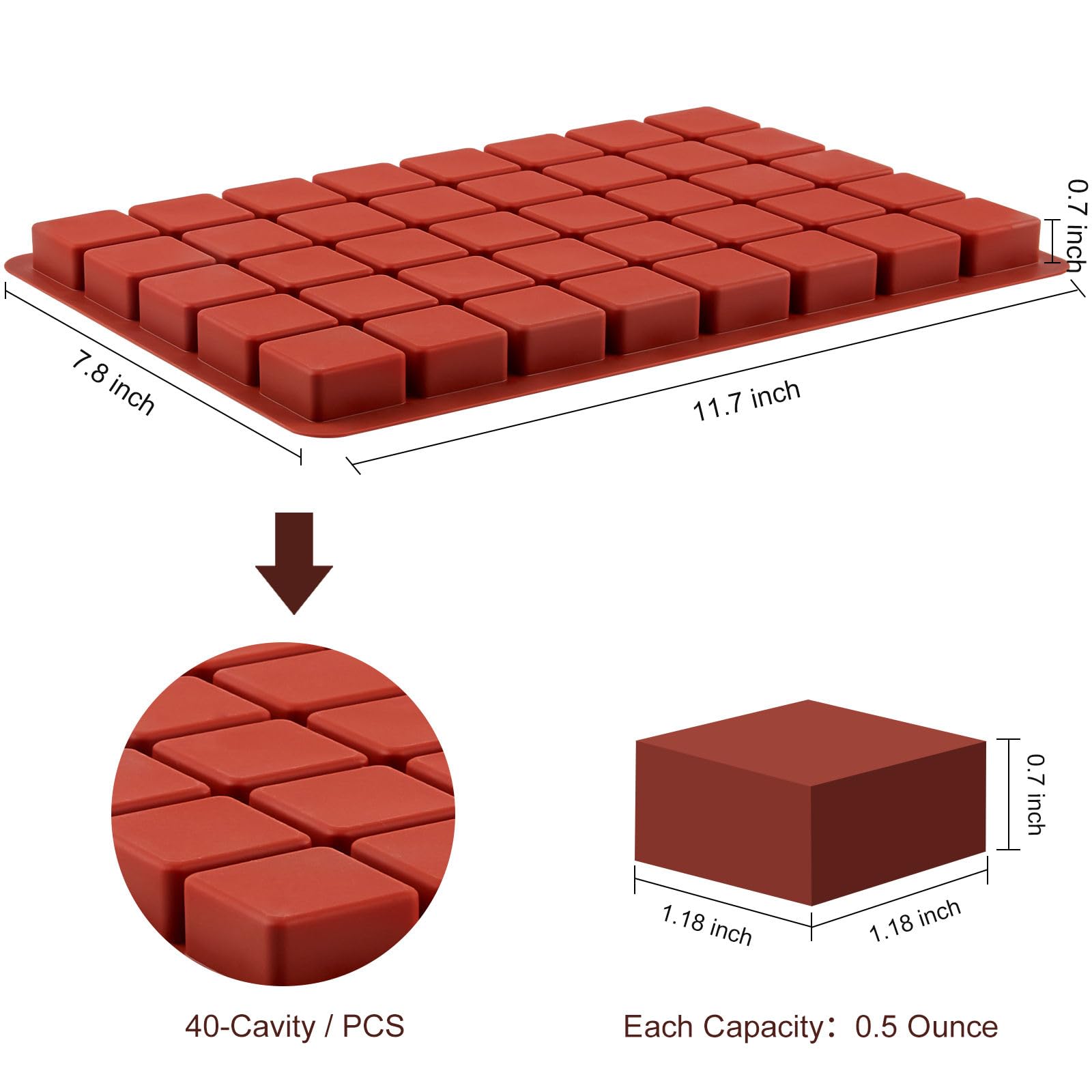 JOERSH two-pack mold set on a tray for chocolate or candy.