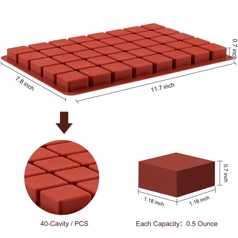 JOERSH two-pack mold set on a tray for chocolate or candy.