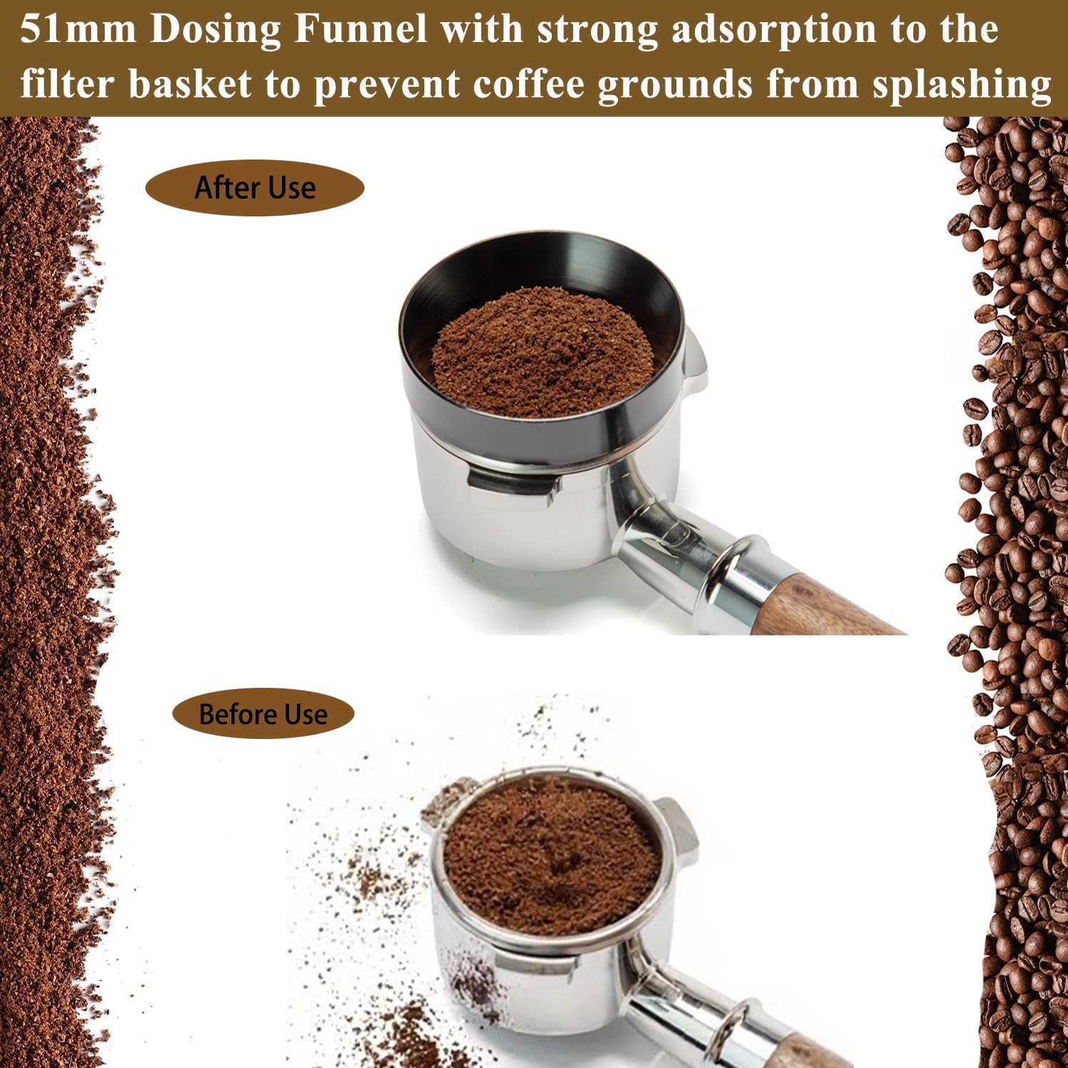 JOESTIKK 51mm puck screen ensuring smooth extraction flow