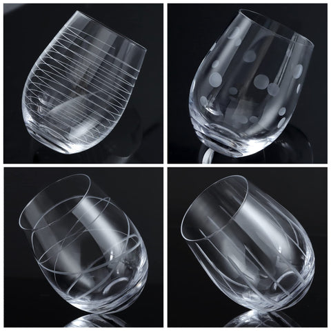 Joeyan glass with dishwasher-safe note while preserving etched detail.
