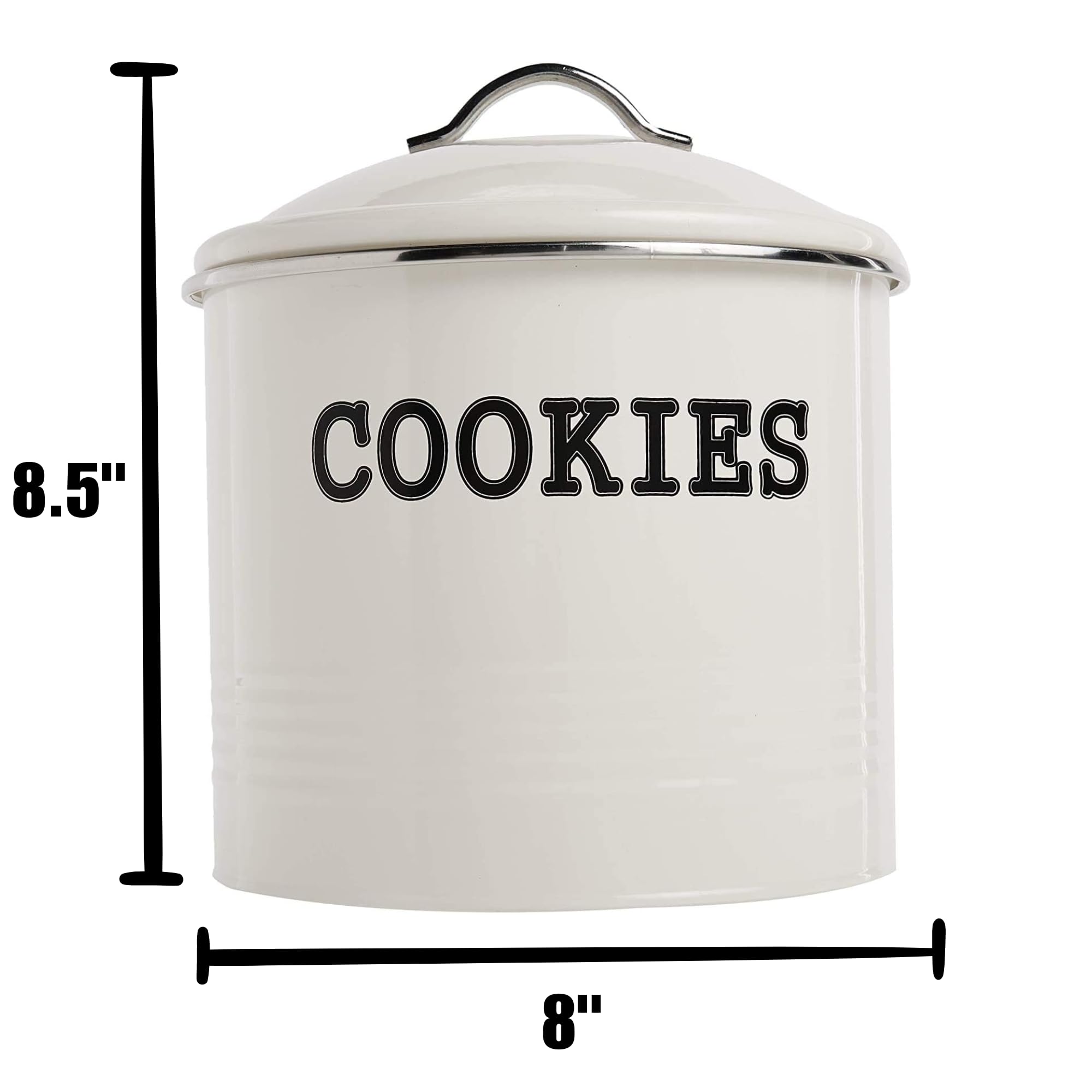 JOEY'Z airtight lid closeup shows a secure seal for cookies.