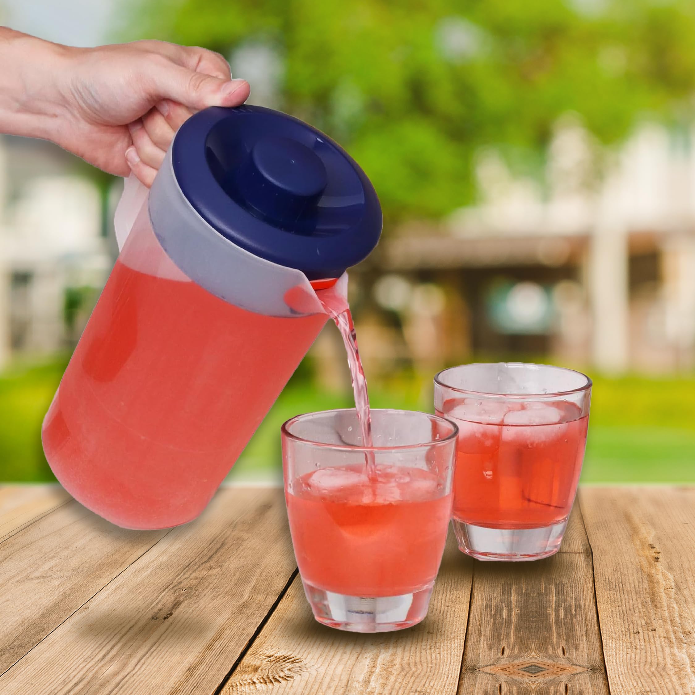 JOEY'Z BPA-free and phthalate-free plastic pitcher for safe storage