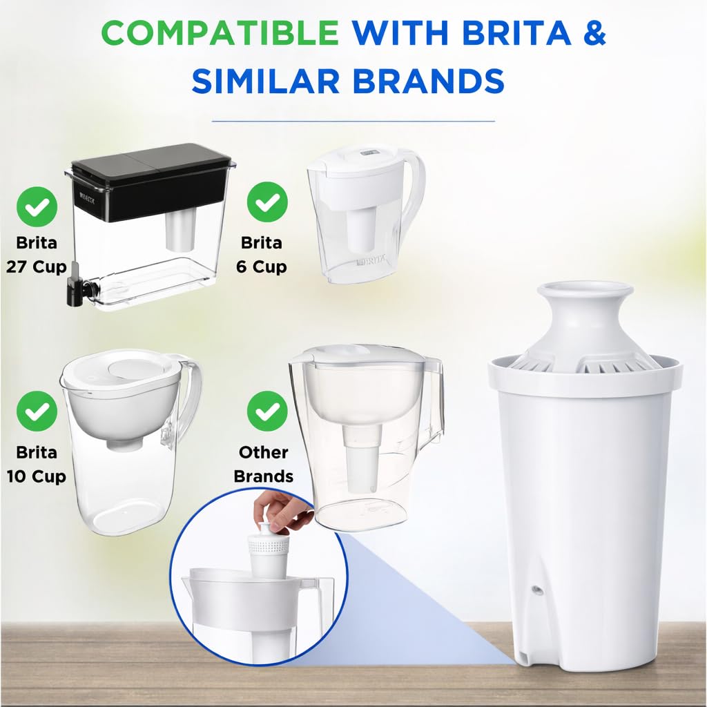Joey'z 10-cup pitcher on a kitchen counter ready for family use.